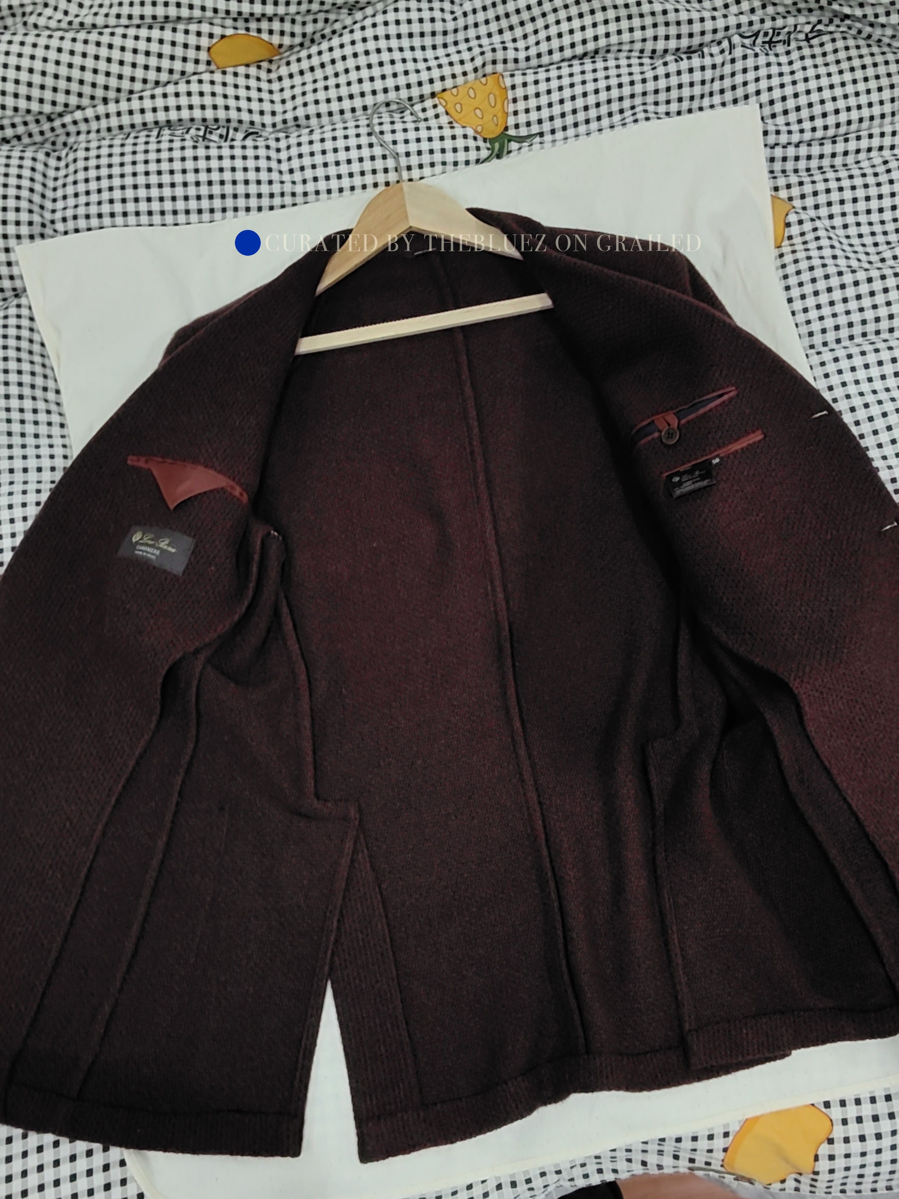 Loro Piana Red Knit Light Jacket with Lapel and Pockets Size US M / EU 48-50 / 2 - 8 Thumbnail