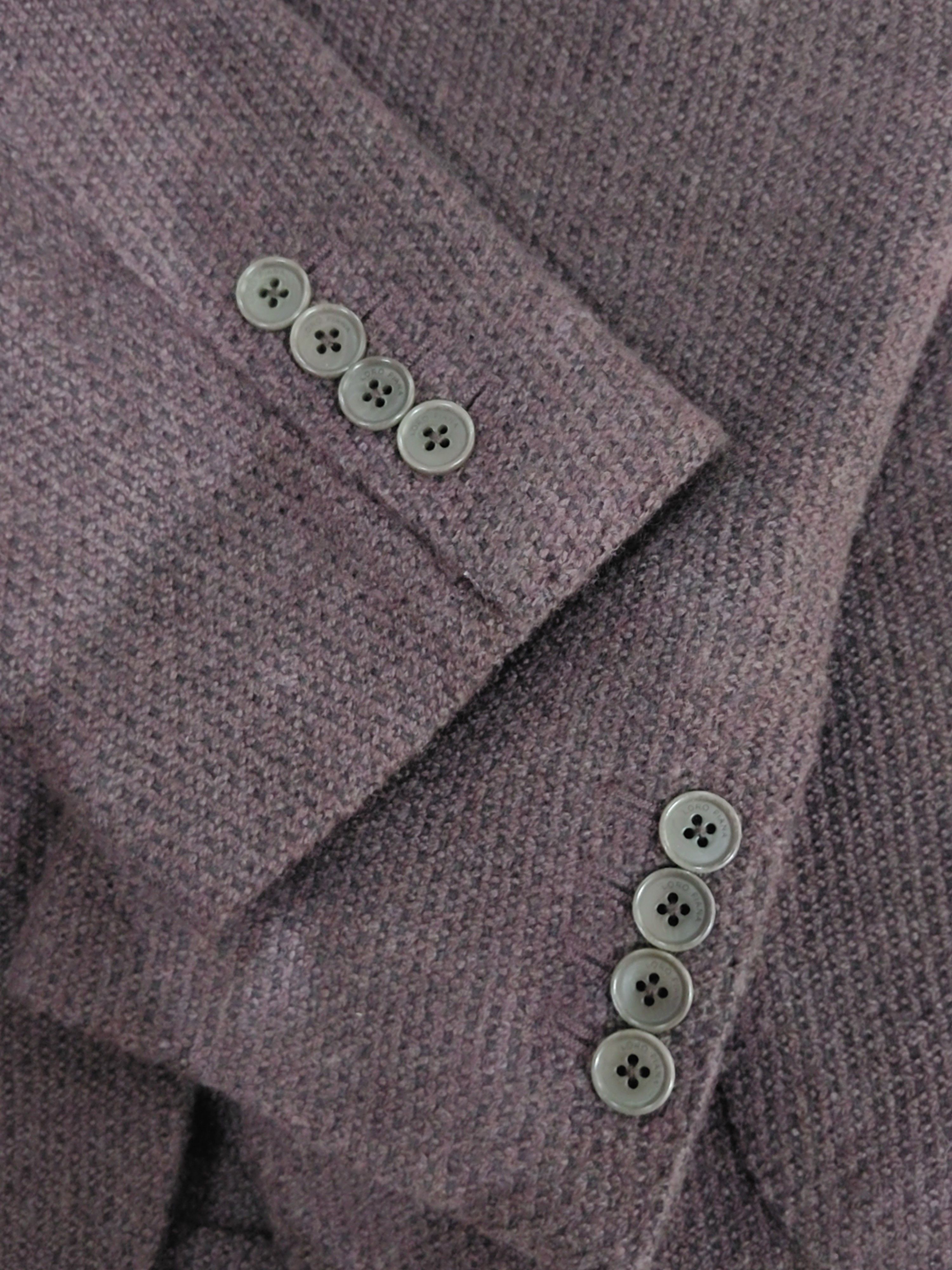 Loro Piana Red Knit Light Jacket with Lapel and Pockets Size US M / EU 48-50 / 2 - 7 Thumbnail