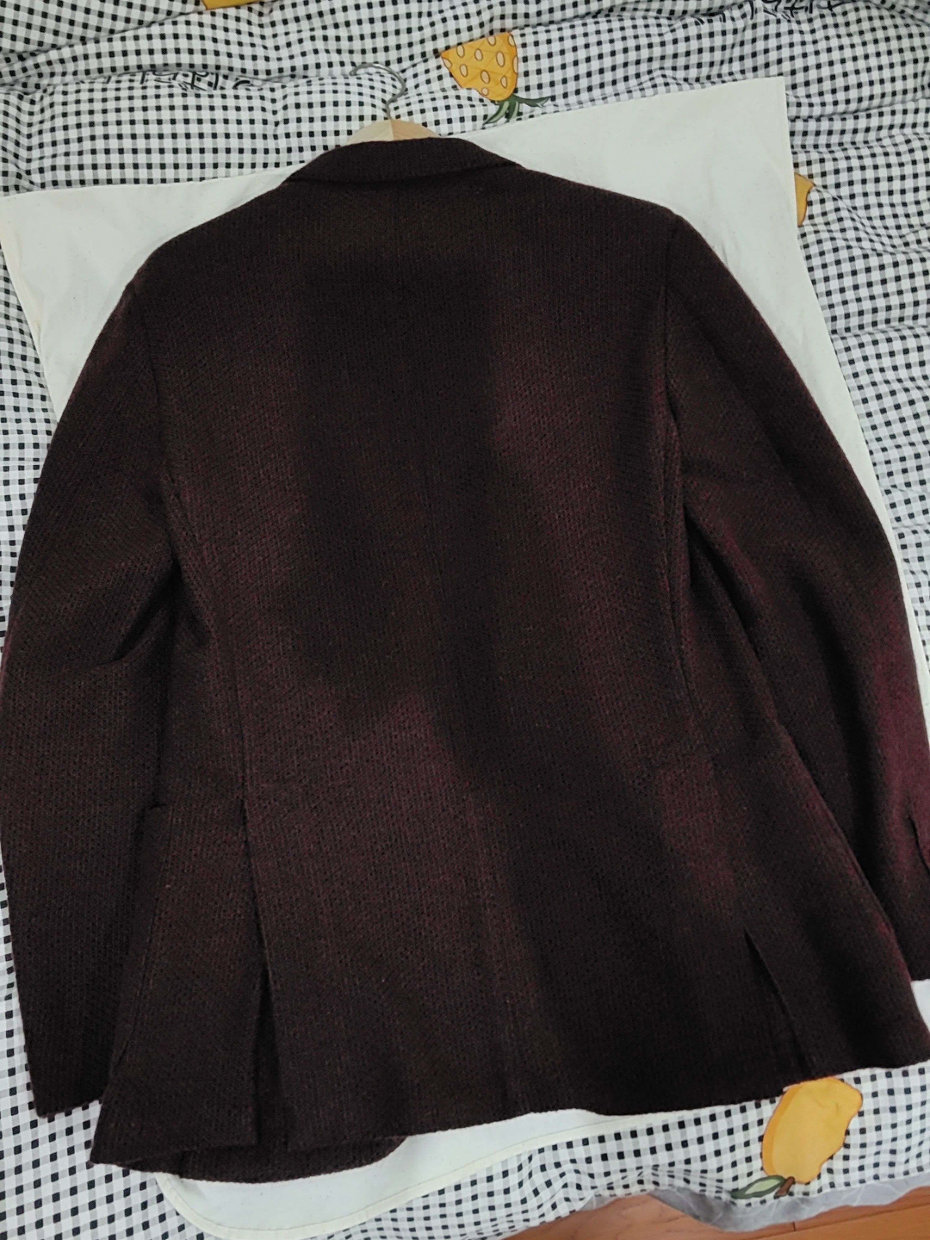 Loro Piana Red Knit Light Jacket with Lapel and Pockets Size US M / EU 48-50 / 2 - 2 Thumbnail