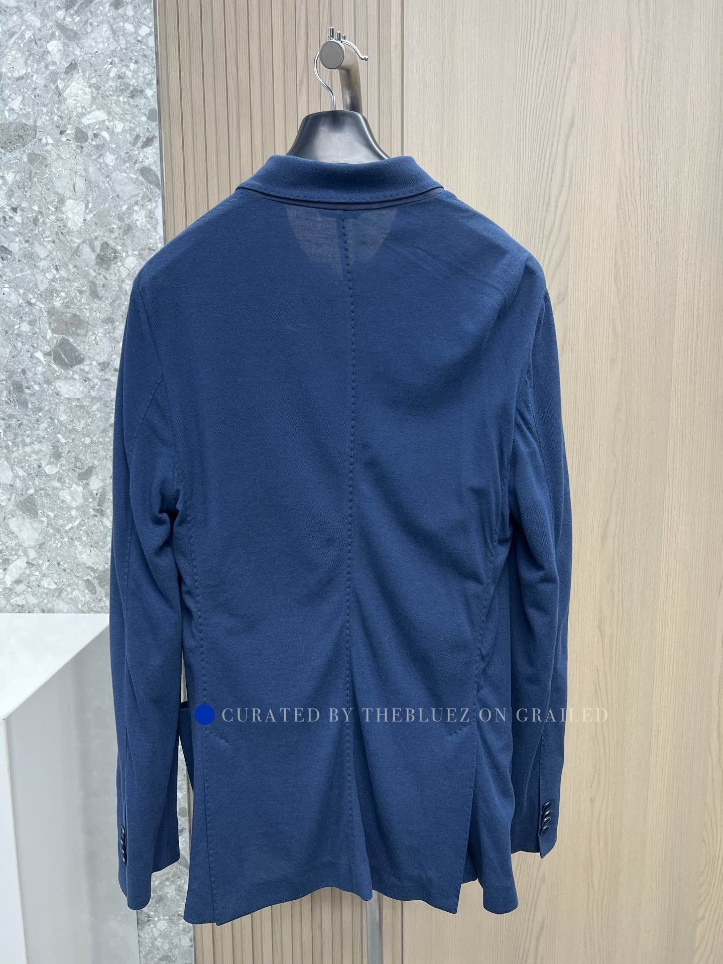 Loro Piana Blue Lightweight Blazer-Style Jacket Size US M / EU 48-50 / 2 - 2 Thumbnail