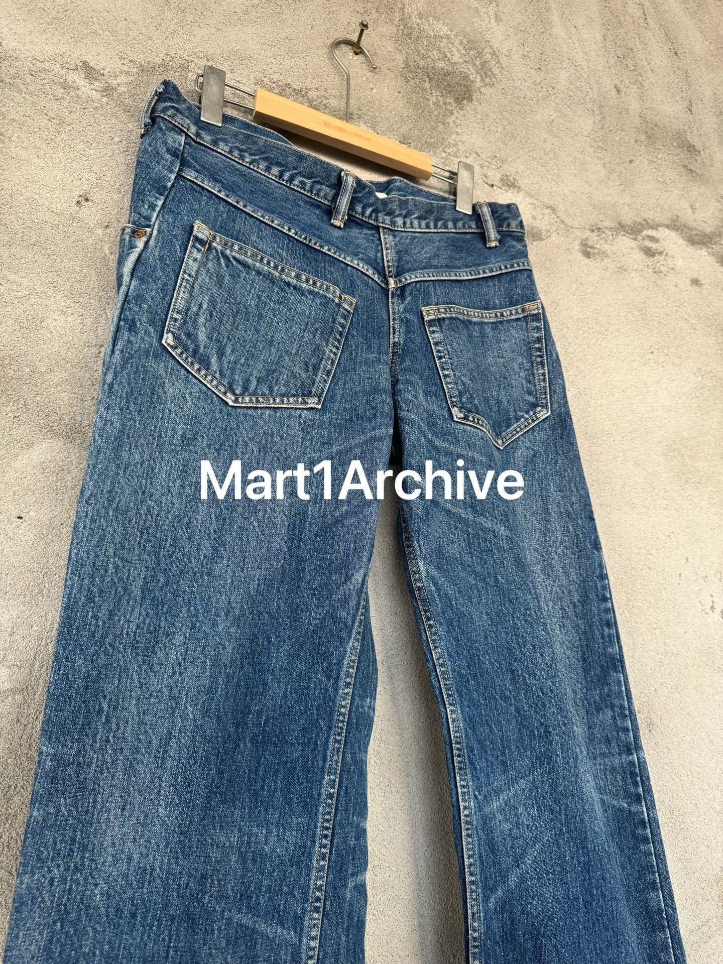 Yohji Yamamoto Blue Denim Straight-Leg Jeans Size US 32 / EU 48 - 3 Thumbnail