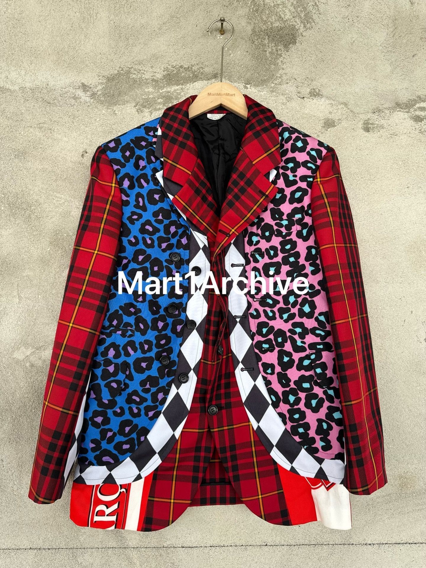 Comme des Garcons Homme Plus Multi-Color Patterned Light Jacket Size US M / EU 48-50 / 2 - 2 Thumbnail