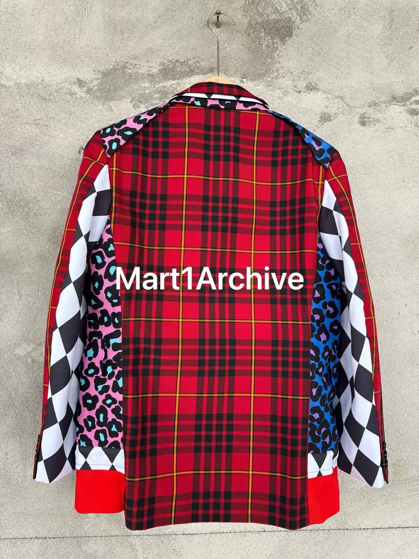 Comme des Garcons Homme Plus Multi-Color Patterned Light Jacket Size US M / EU 48-50 / 2 - 3 Thumbnail