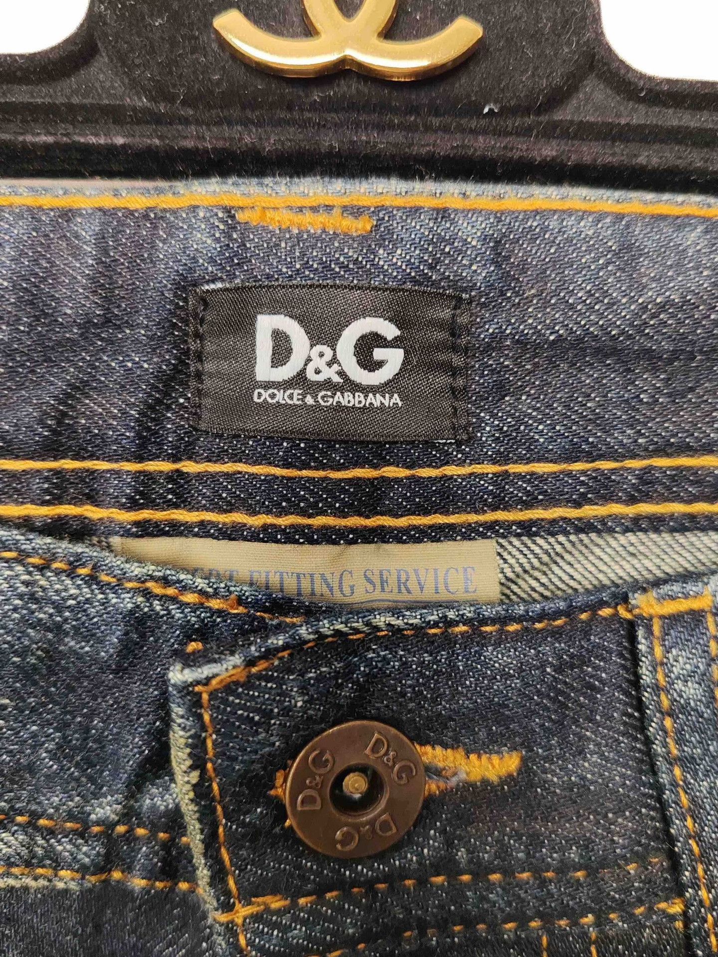 Dolce & Gabbana Blue Distressed Denim Jeans with Rips and Fading Size US 32 / EU 48 - 4 Thumbnail