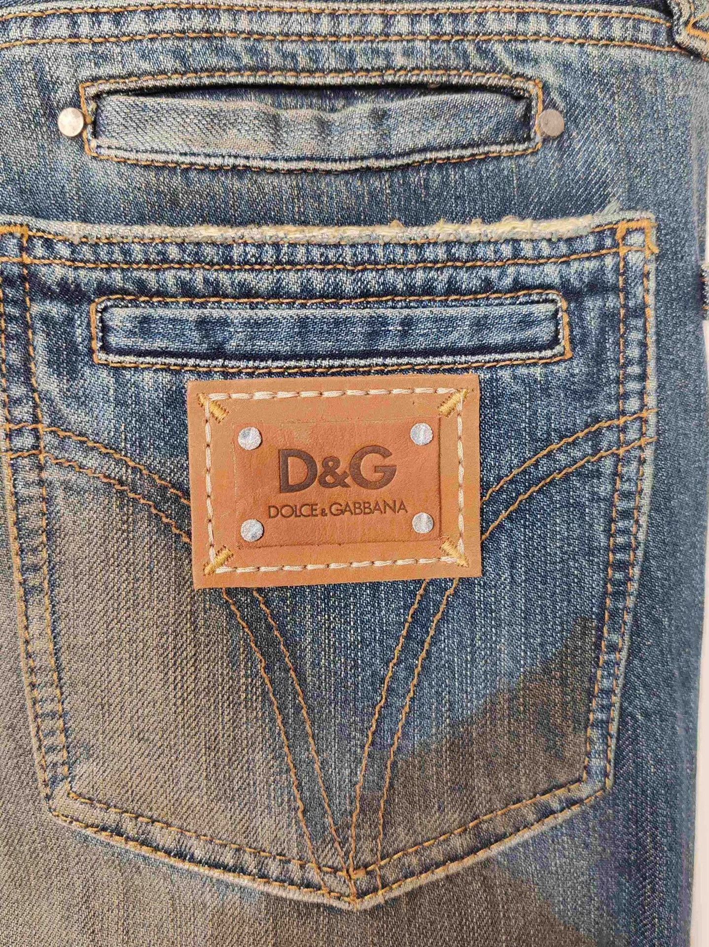 Dolce & Gabbana Distressed Multi Color Denim Jeans Size US 32 / EU 48 - 7 Thumbnail