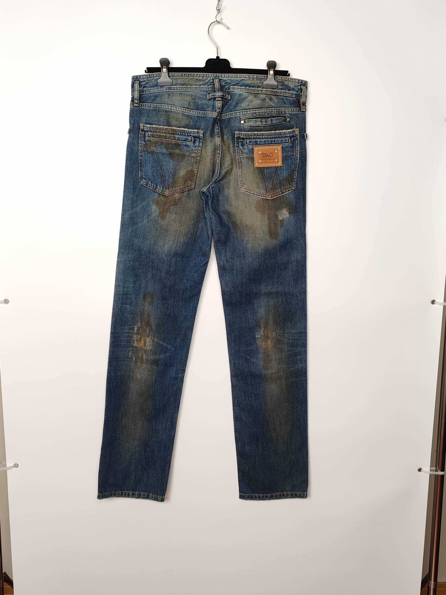 Dolce & Gabbana Distressed Multi Color Denim Jeans Size US 32 / EU 48 - 3 Thumbnail