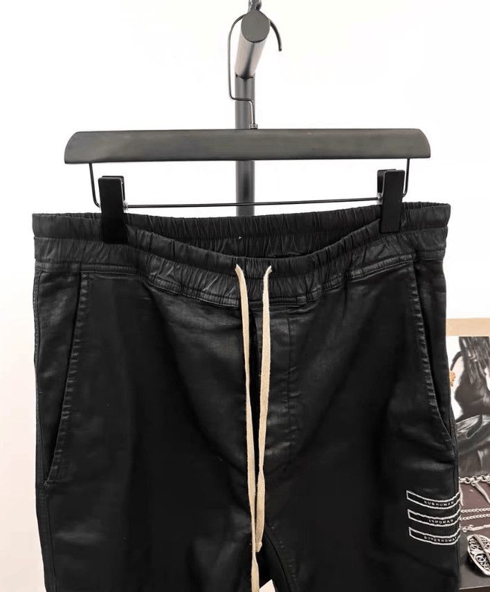 Rick Owens Black Cargo Pants with Back Patch Pockets Size US 32 / EU 48 - 5 Thumbnail