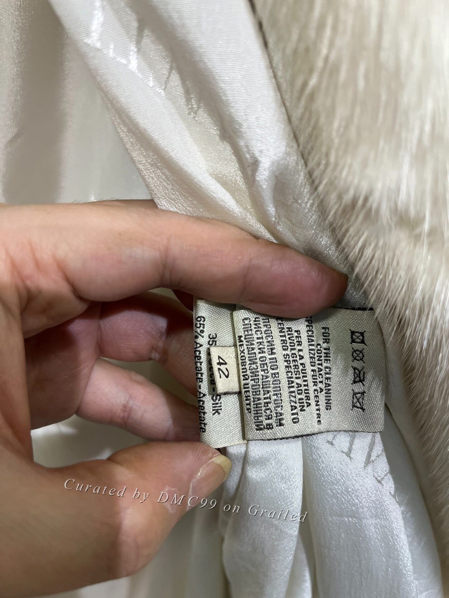 Other Kadaini Women's Fur Coat Size 42 Size M / US 6-8 / IT 42-44 - 8 Thumbnail