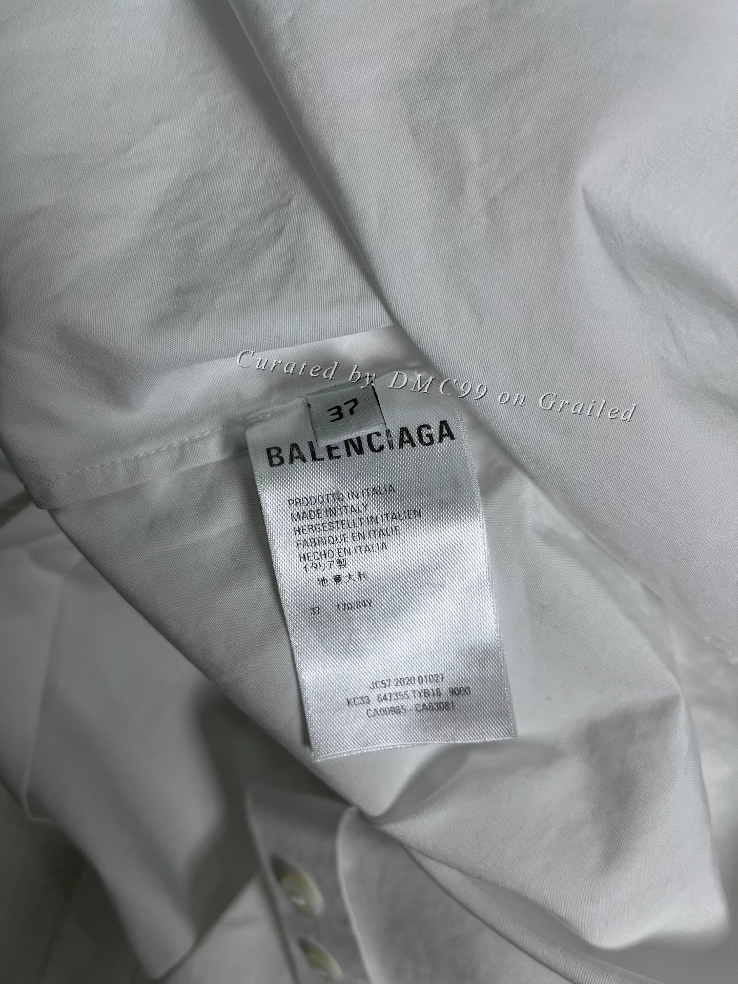 Balenciaga Balenciaga Language Shirt Size 37 Size M / US 6-8 / IT 42-44 - 8 Thumbnail