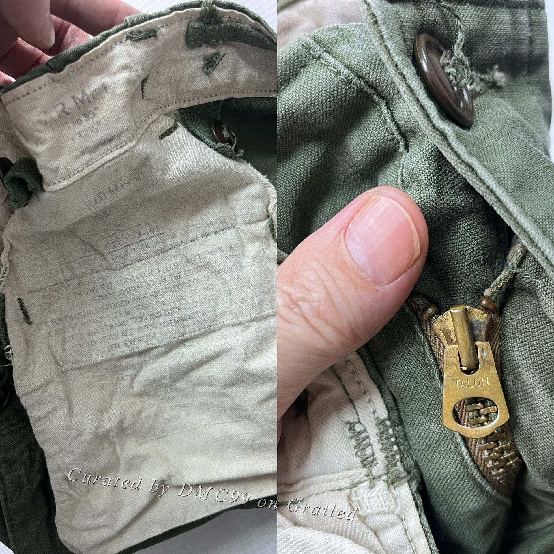 Vintage Vintage 50s M51 Military Canvas Pants Size US 32 / EU 48 - 9 Thumbnail