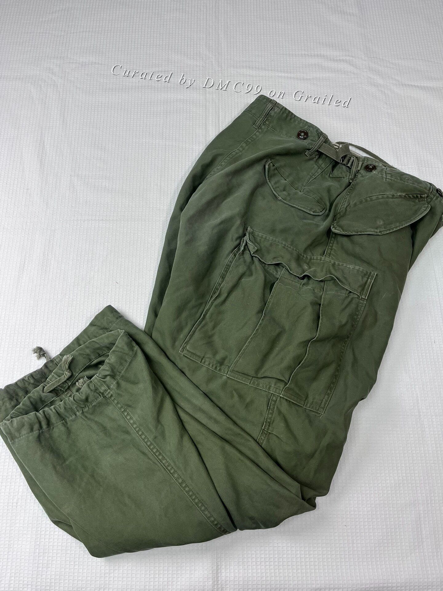 Vintage Vintage 50s M51 Military Canvas Pants Size US 32 / EU 48 - 6 Thumbnail