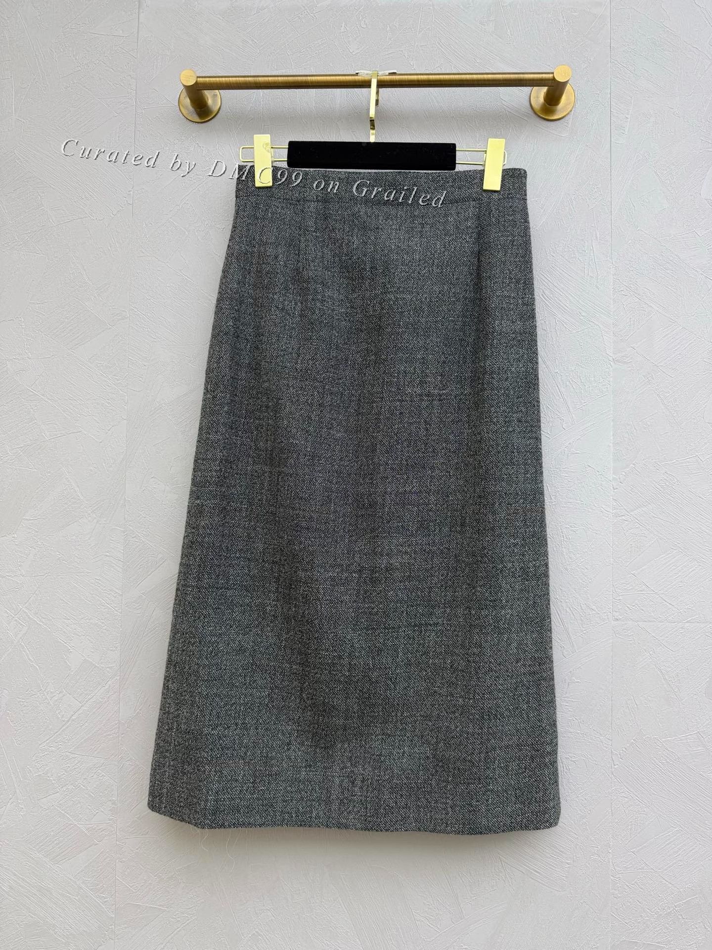 Dior Dior Wool Silk Lined Skirt Size 38" / US 16 / IT 52 - 2 Thumbnail