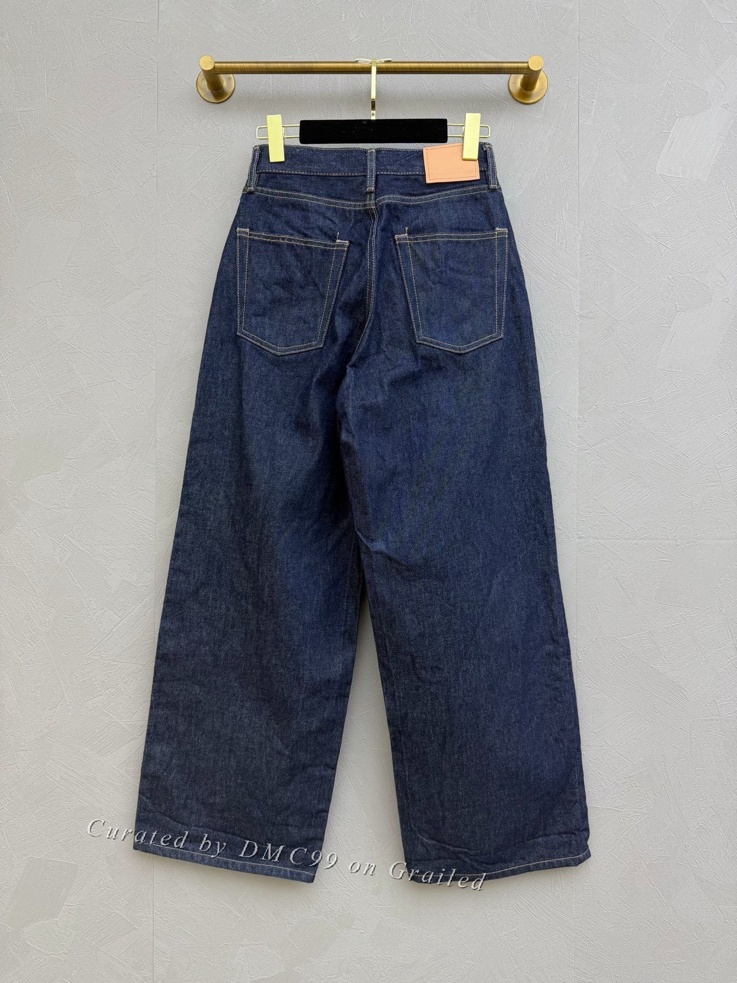 Acne Studios Acne Studios Indigo Straight Wide-Leg Jeans Size US 32 / EU 48 - 2 Thumbnail