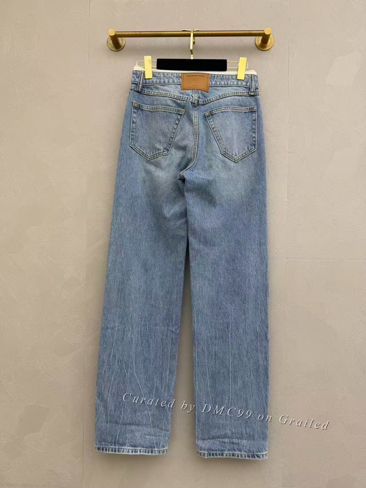 Alexander Wang Alexander Wang Washed Straight-Leg Jeans Size 24" / US 00 / IT 34 - 3 Thumbnail