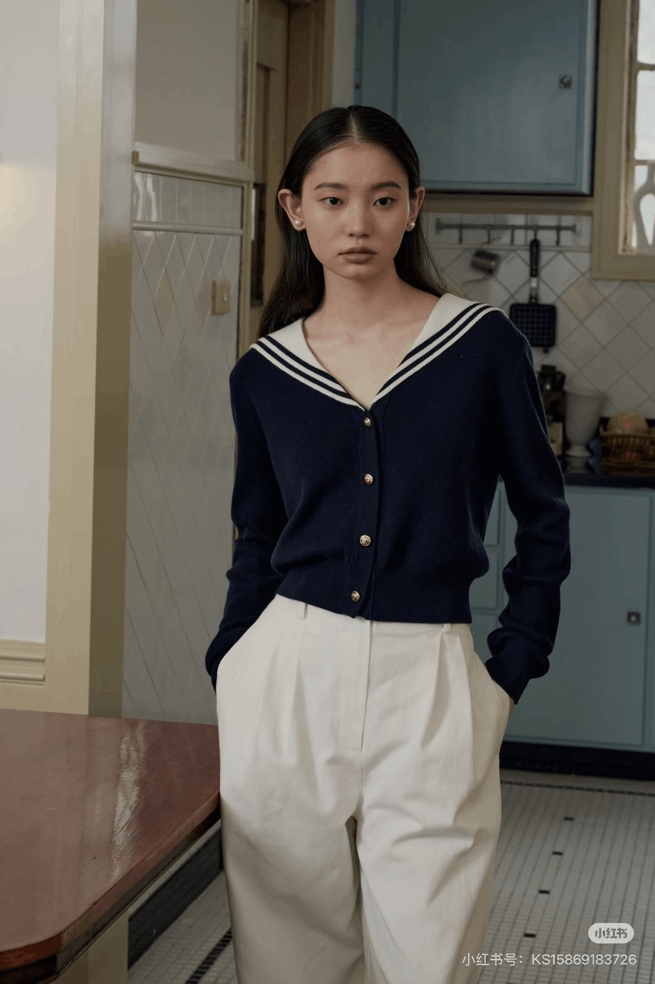 Miu Miu Miumiu Navy Blue Cashmere Cardigan Size S / US 4 / IT 40 - 6 Thumbnail