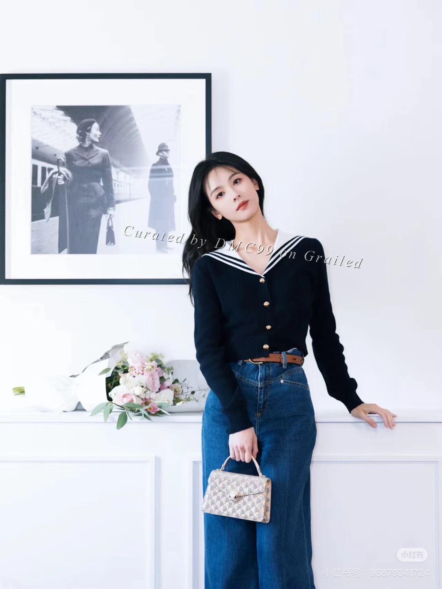 Miu Miu Miumiu Navy Blue Cashmere Cardigan Size S / US 4 / IT 40 - 4 Thumbnail