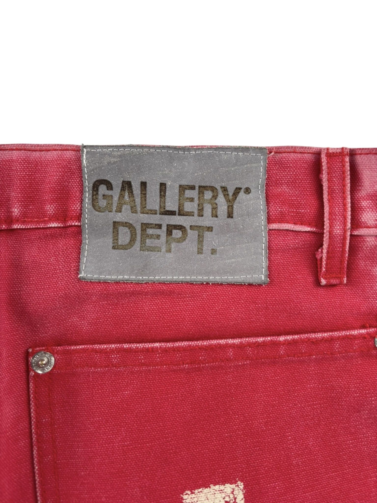 Gallery Dept. La Carpenter Flared Jeans Bright Red Size US 33 - 5 Thumbnail