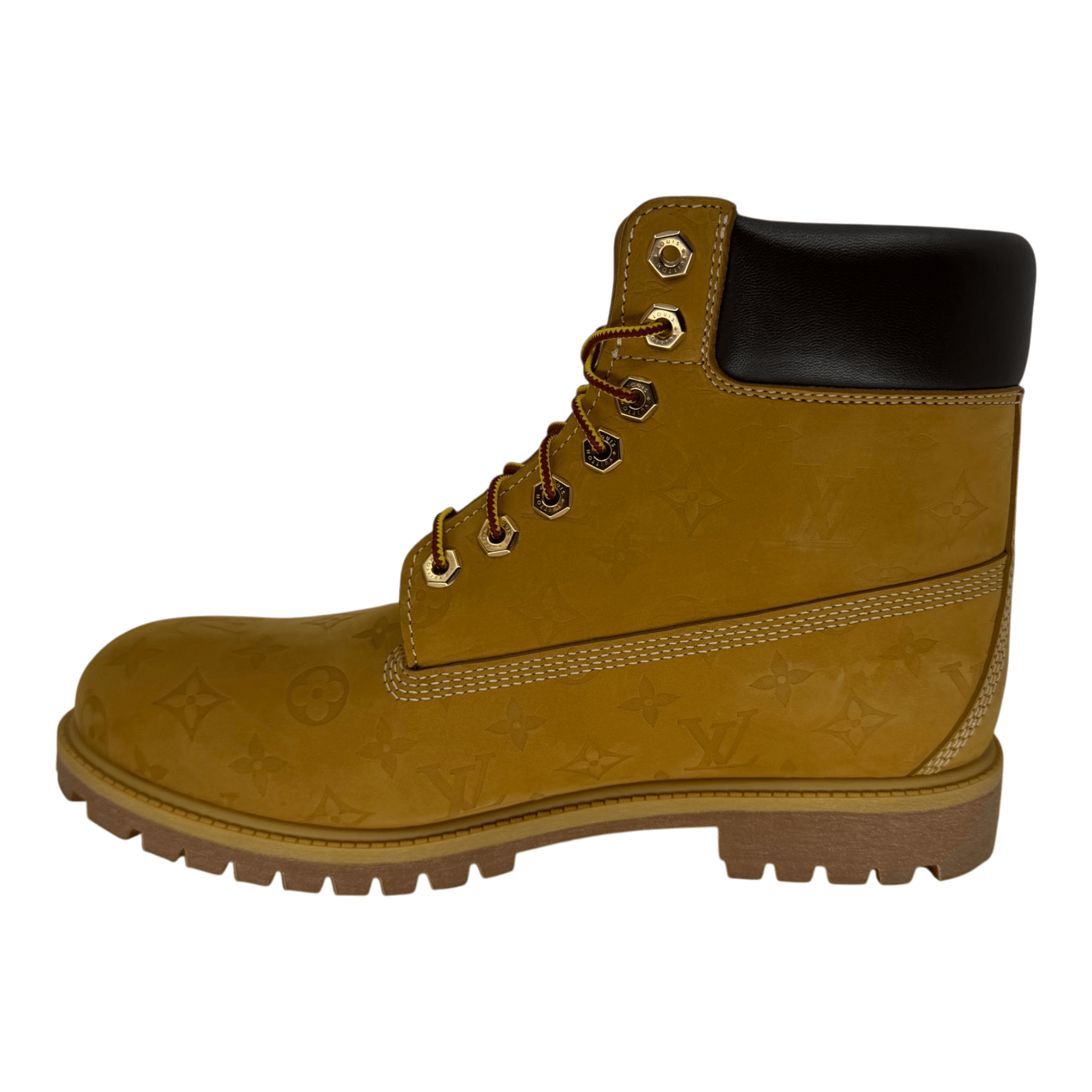 Louis Vuitton Timberland 6" Ankle Boot Wheat Monogram Size US 12 / EU 45 - 3 Thumbnail