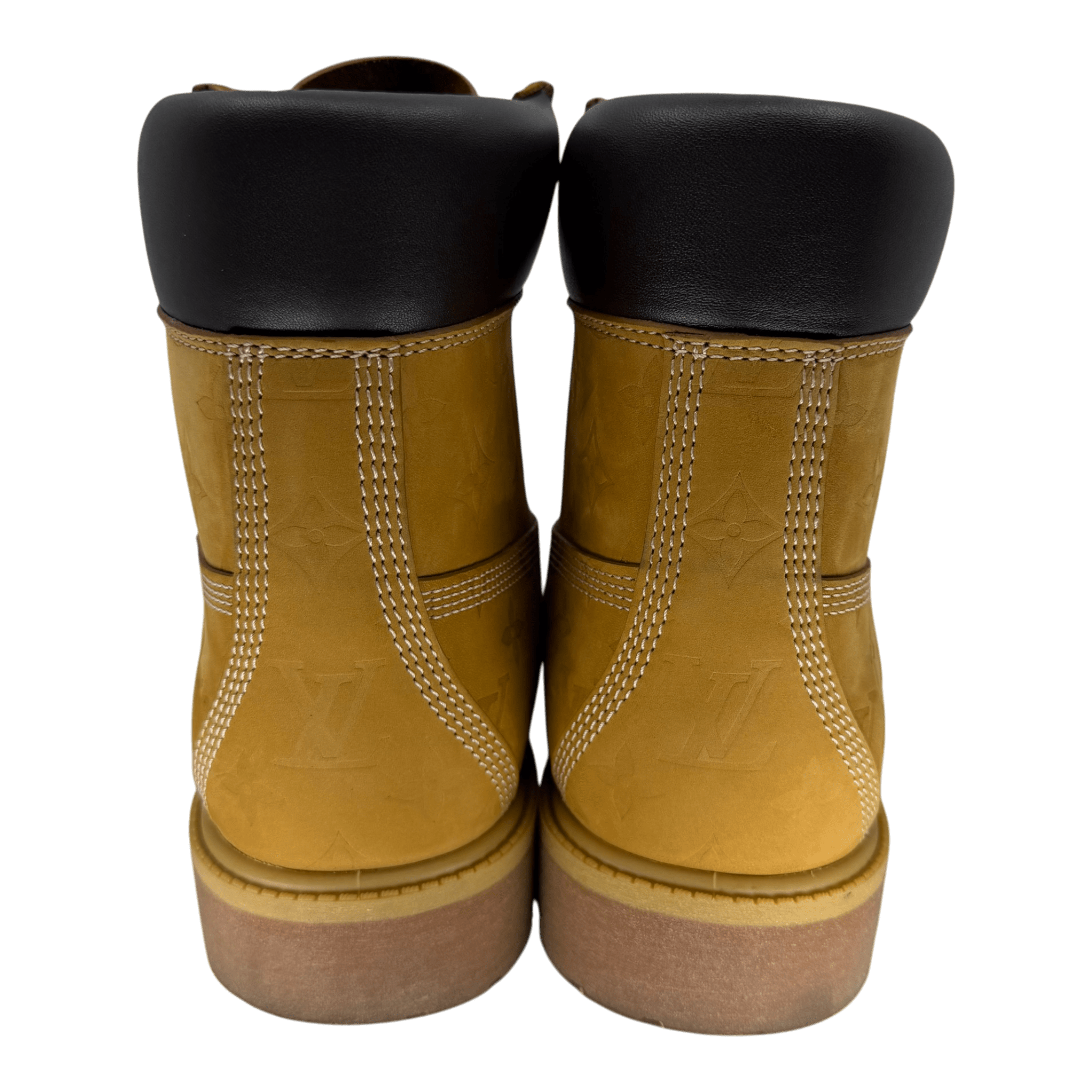 Louis Vuitton Timberland 6" Ankle Boot Wheat Monogram Size US 12 / EU 45 - 6 Thumbnail