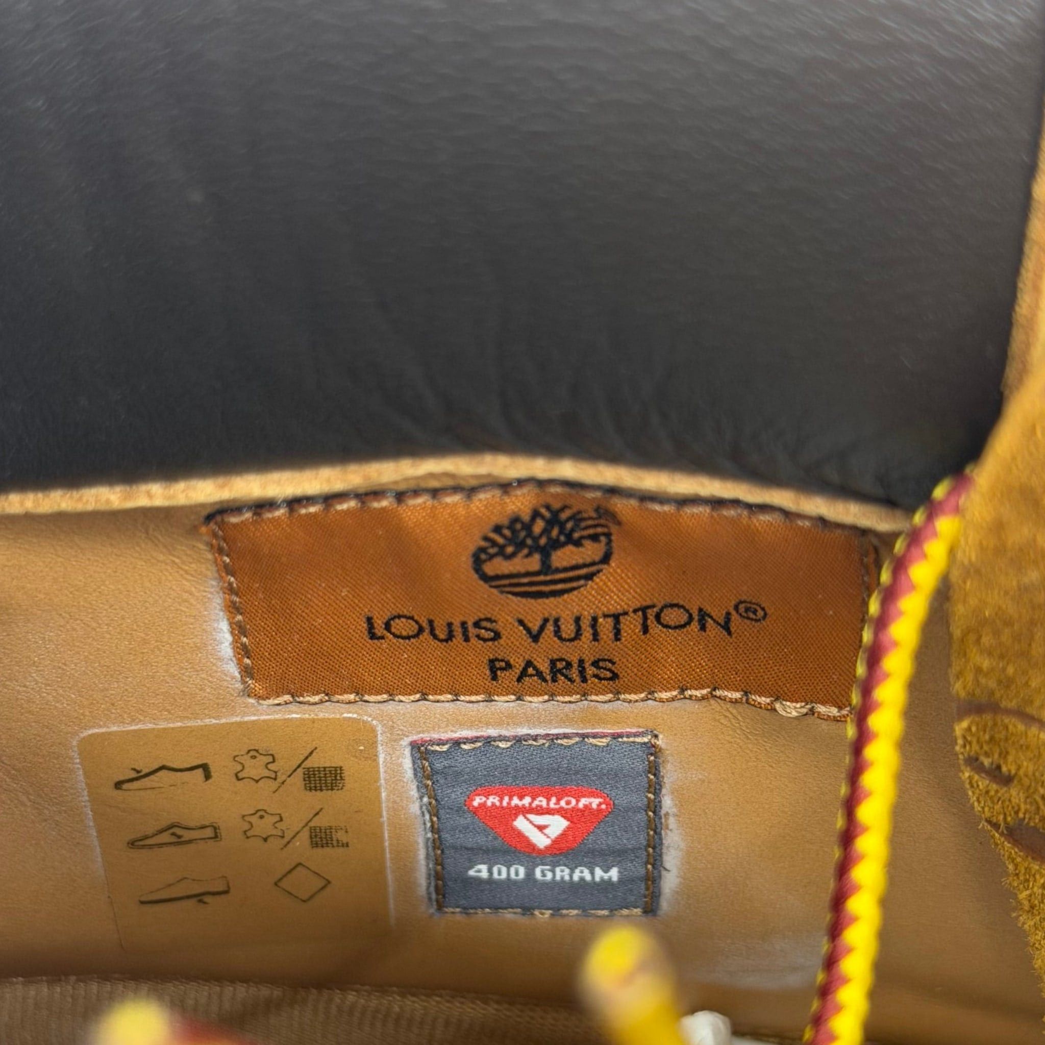 Louis Vuitton Timberland 6" Ankle Boot Wheat Monogram Size US 12 / EU 45 - 9 Thumbnail