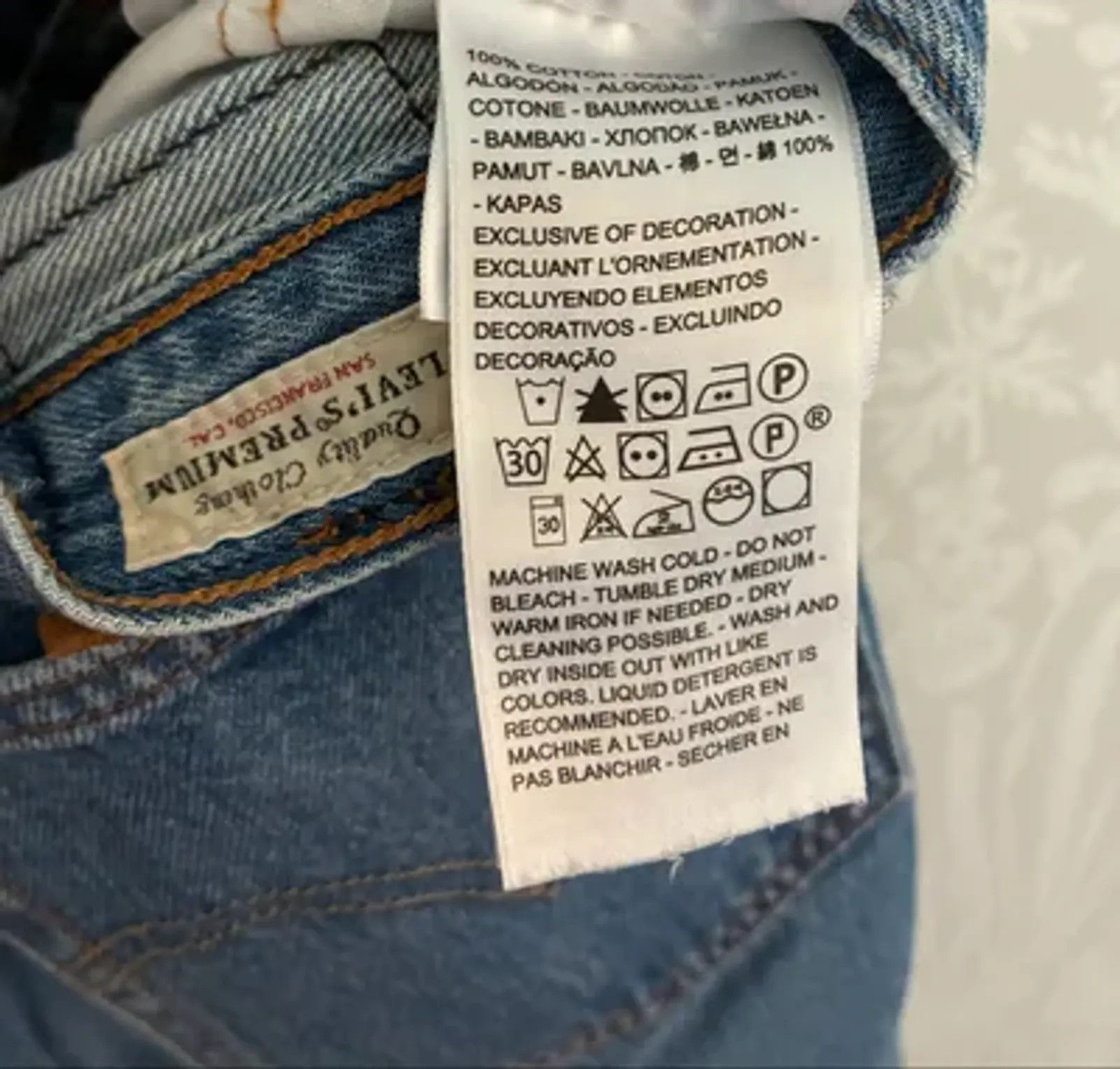 Levi's Levis Levis 501 Jeans Size 25" / US 0 / IT 36 - 3 Thumbnail