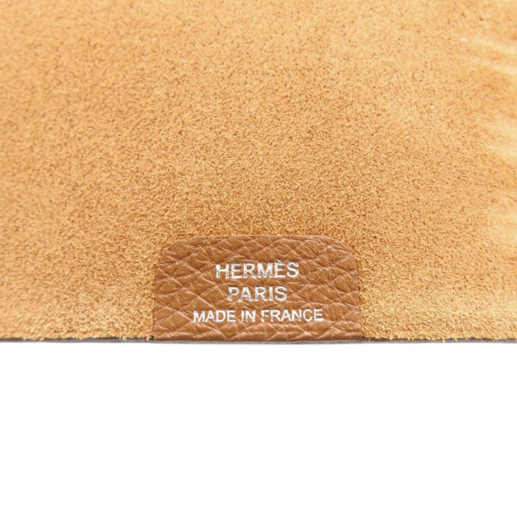 Hermes Excellent condition Hermes Ulysses PM Togo leather notebook cover in gold with silver hardware, □O stamp (2011 production). Brown. 0912HERMES Size ONE SIZE - 7 Thumbnail