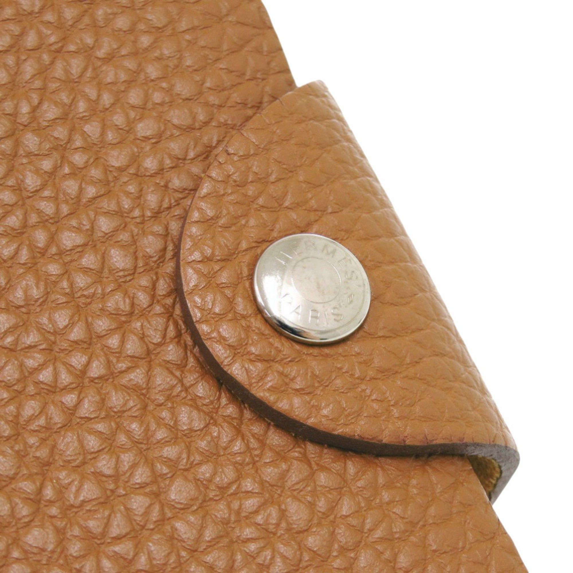 Hermes Excellent condition Hermes Ulysses PM Togo leather notebook cover in gold with silver hardware, □O stamp (2011 production). Brown. 0912HERMES Size ONE SIZE - 6 Thumbnail