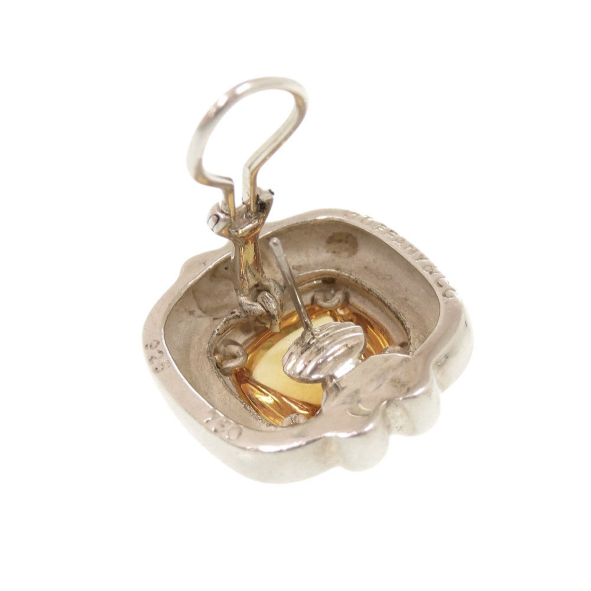 Tiffany & Co. Tiffany & Co. Vintage Square Sterling Silver 925 18K Yellow Gold 750 Citrine Earrings 0491 TIFFANY&Co. Size ONE SIZE - 6 Thumbnail