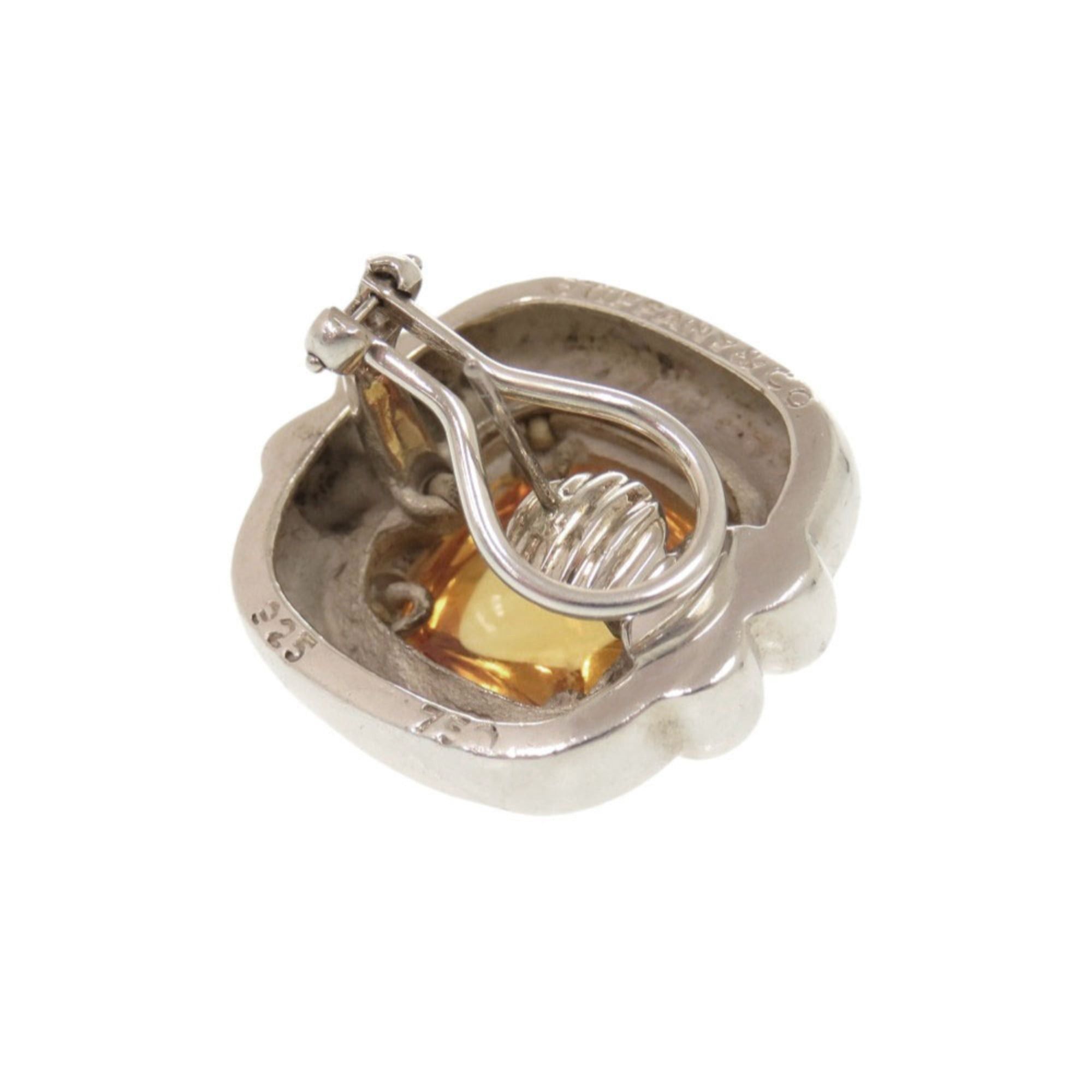 Tiffany & Co. Tiffany & Co. Vintage Square Sterling Silver 925 18K Yellow Gold 750 Citrine Earrings 0491 TIFFANY&Co. Size ONE SIZE - 5 Thumbnail