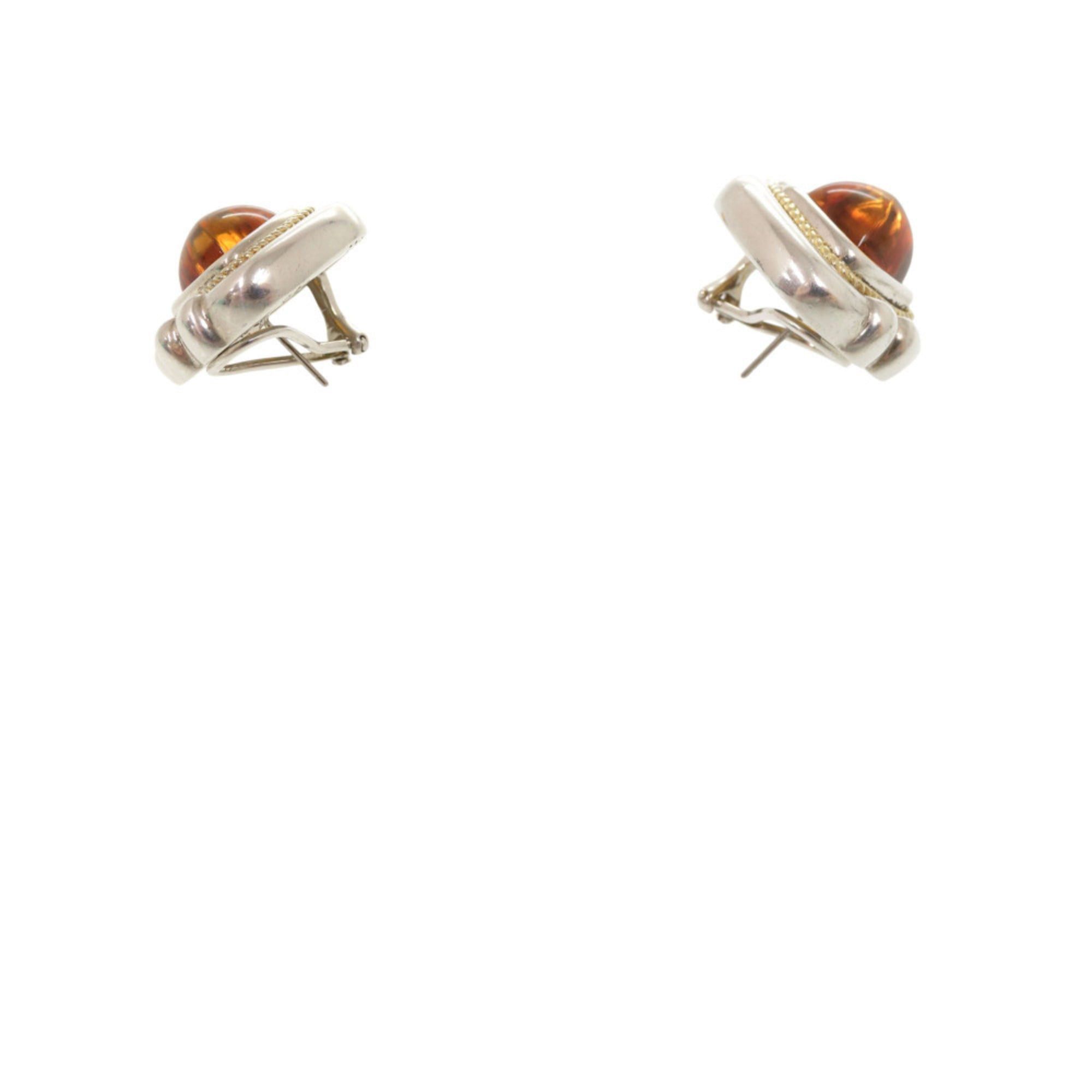 Tiffany & Co. Tiffany & Co. Vintage Square Sterling Silver 925 18K Yellow Gold 750 Citrine Earrings 0491 TIFFANY&Co. Size ONE SIZE - 10 Thumbnail