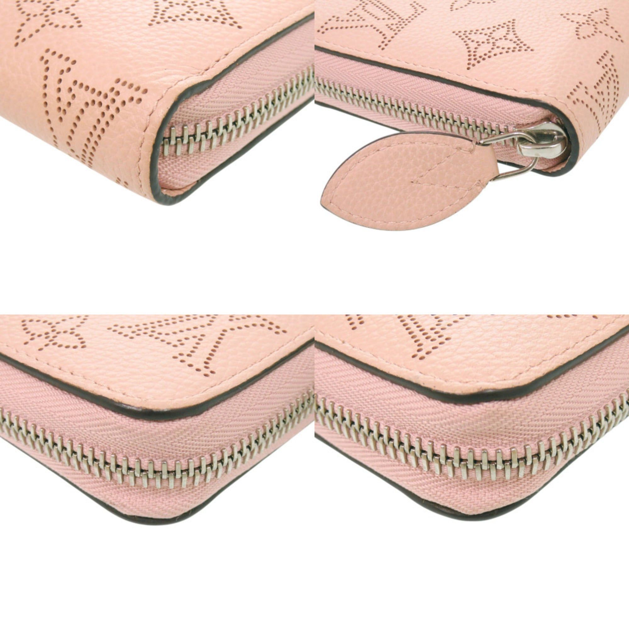 Louis Vuitton Like New Louis Vuitton Zippy Wallet Monogram Mahina M61868 Magnolia Long LV 0884 LOUIS VUITTON Size ONE SIZE - 4 Thumbnail