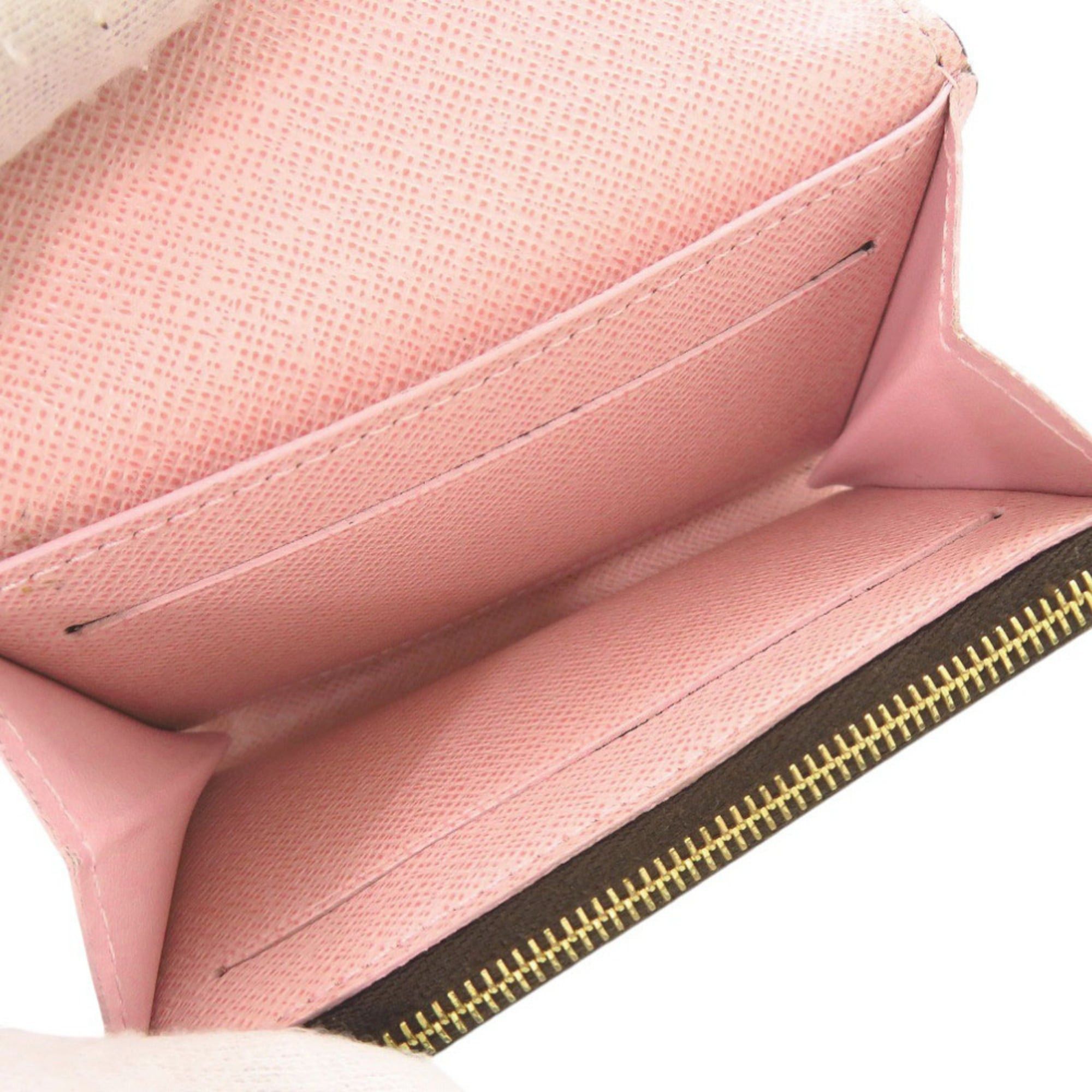 Louis Vuitton Louis Vuitton Portemonnaie Rosalie Damier N64423 Rose Ballerine Wallet/Coin Case LV 0844 LOUIS VUITTON Size ONE SIZE - 5 Thumbnail