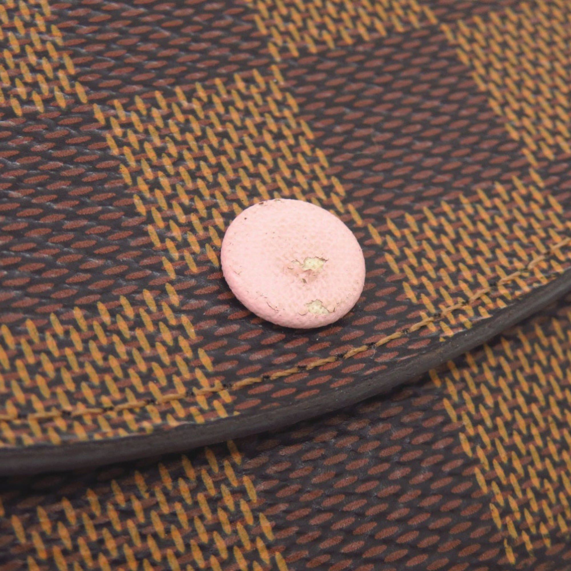 Louis Vuitton Louis Vuitton Portemonnaie Rosalie Damier N64423 Rose Ballerine Wallet/Coin Case LV 0844 LOUIS VUITTON Size ONE SIZE - 9 Thumbnail