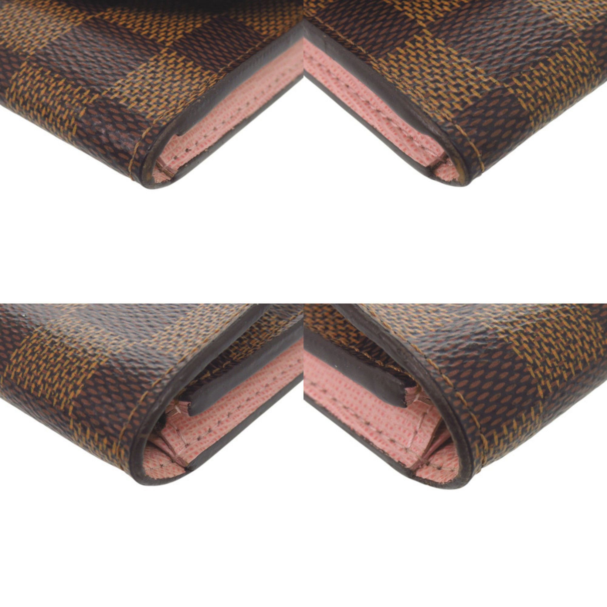 Louis Vuitton Louis Vuitton Portemonnaie Rosalie Damier N64423 Rose Ballerine Wallet/Coin Case LV 0844 LOUIS VUITTON Size ONE SIZE - 3 Thumbnail