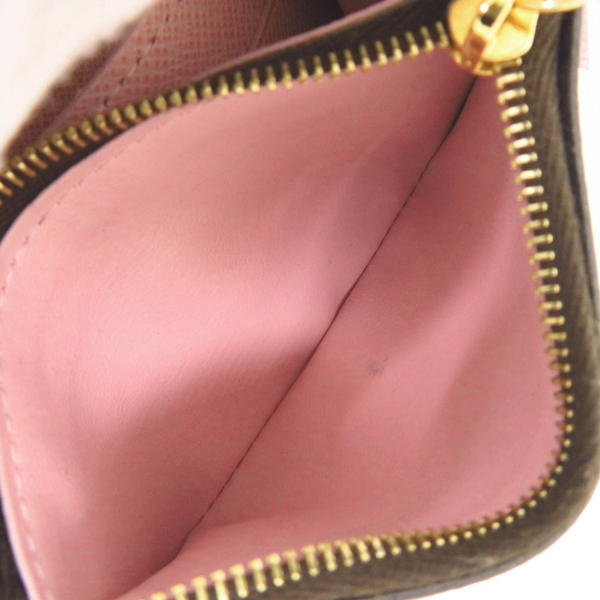 Louis Vuitton Louis Vuitton Portemonnaie Rosalie Damier N64423 Rose Ballerine Wallet/Coin Case LV 0844 LOUIS VUITTON Size ONE SIZE - 7 Thumbnail
