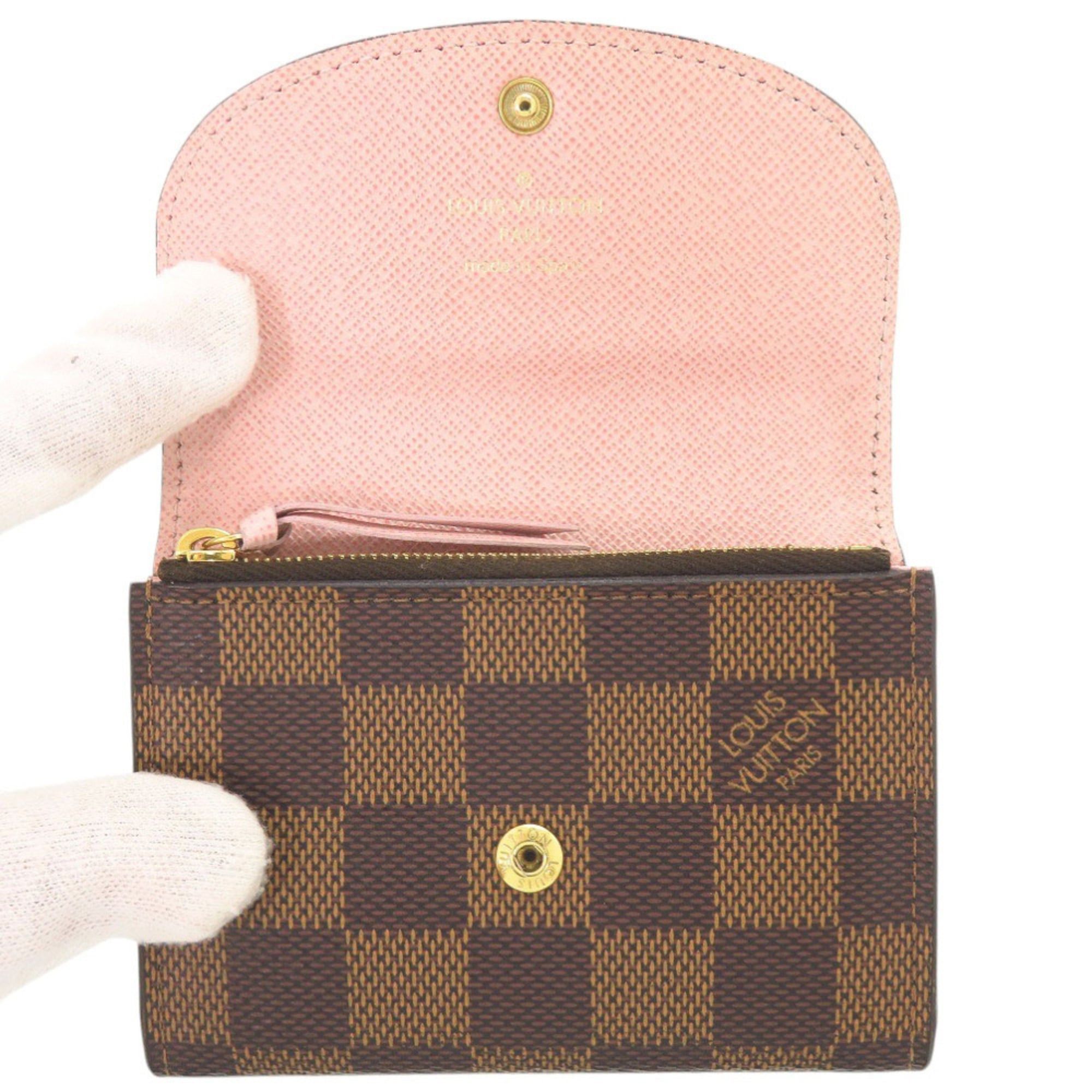 Louis Vuitton Louis Vuitton Portemonnaie Rosalie Damier N64423 Rose Ballerine Wallet/Coin Case LV 0844 LOUIS VUITTON Size ONE SIZE - 4 Thumbnail