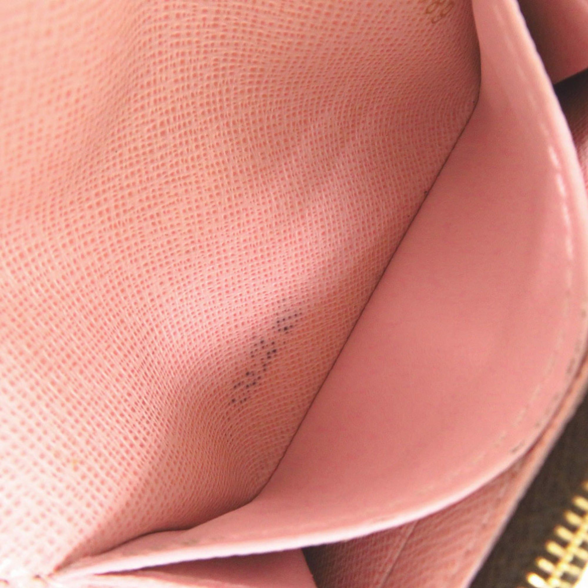 Louis Vuitton Louis Vuitton Portemonnaie Rosalie Damier N64423 Rose Ballerine Wallet/Coin Case LV 0844 LOUIS VUITTON Size ONE SIZE - 6 Thumbnail