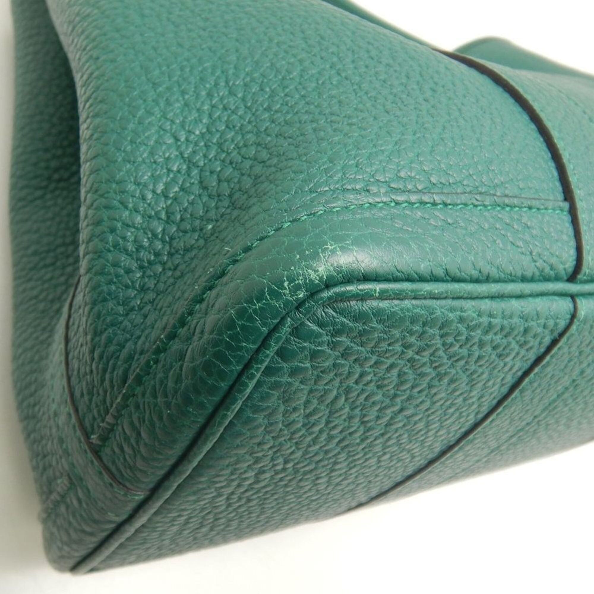 Hermes HERMES Garden Party Handbag, Negonda Green, Women's, 253854 Size ONE SIZE - 17 Thumbnail