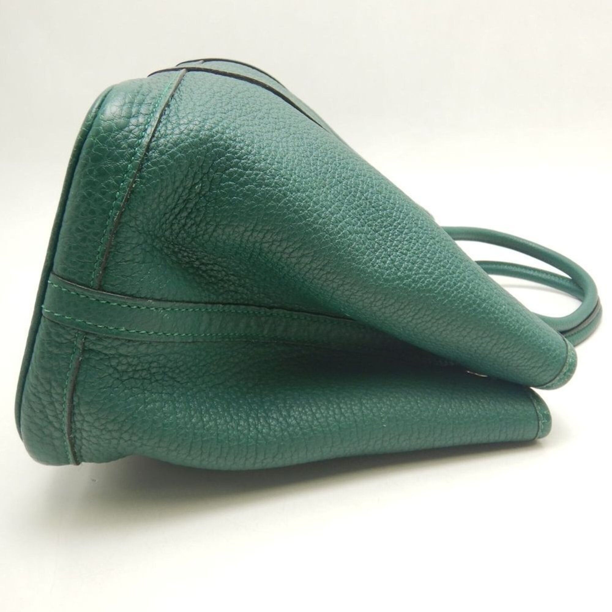 Hermes HERMES Garden Party Handbag, Negonda Green, Women's, 253854 Size ONE SIZE - 5 Thumbnail