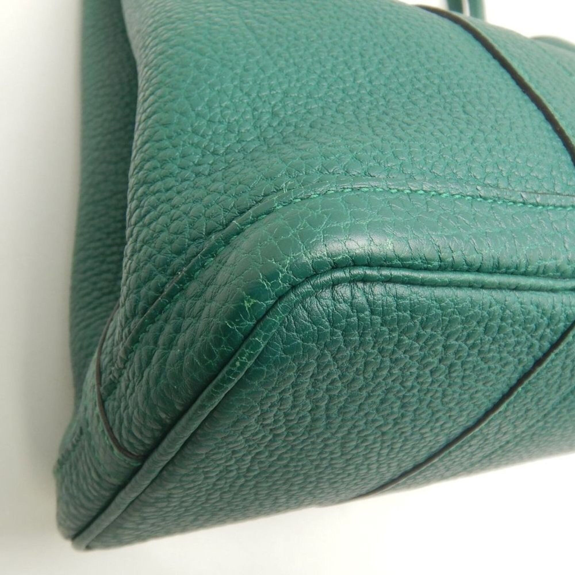 Hermes HERMES Garden Party Handbag, Negonda Green, Women's, 253854 Size ONE SIZE - 19 Thumbnail