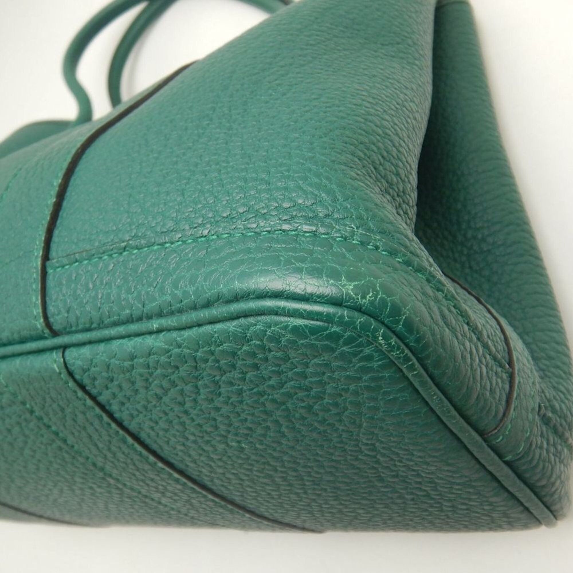 Hermes HERMES Garden Party Handbag, Negonda Green, Women's, 253854 Size ONE SIZE - 18 Thumbnail