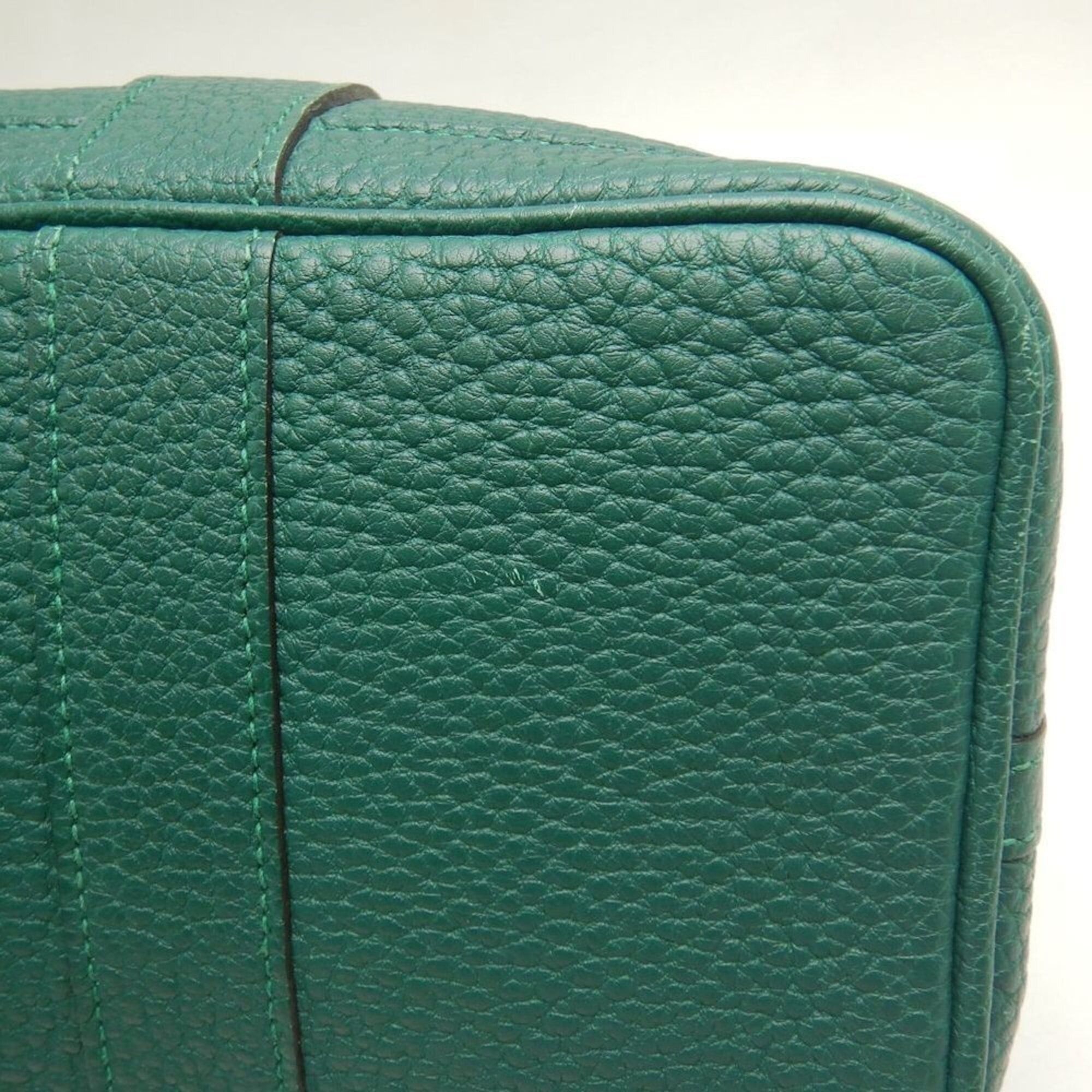 Hermes HERMES Garden Party Handbag, Negonda Green, Women's, 253854 Size ONE SIZE - 21 Thumbnail