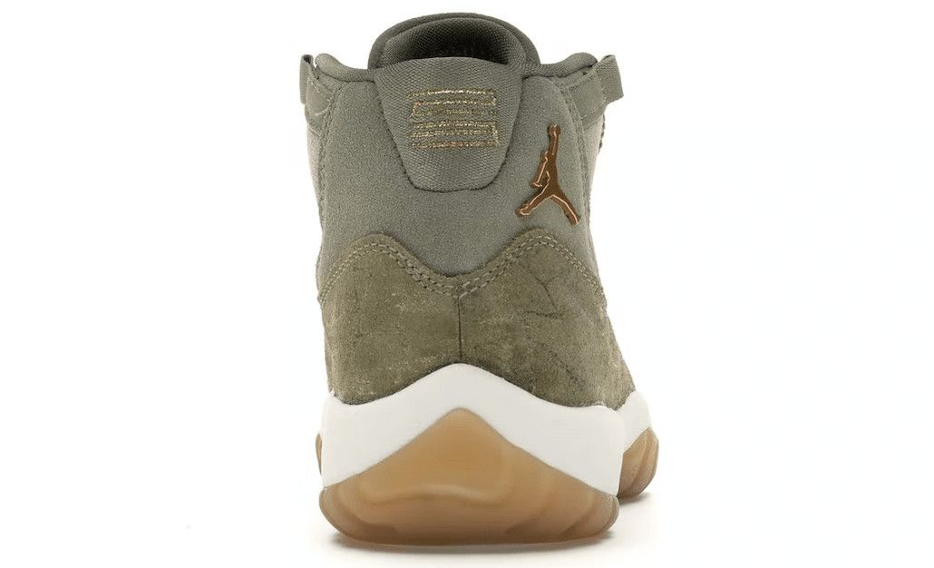 Off-White Air Jordan 11 Retro Neutral Olive (W) Size US 12 / IT 42 - 4 Thumbnail