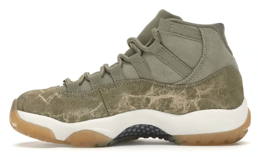 Off-White Air Jordan 11 Retro Neutral Olive (W) Size US 12 / IT 42 - 2 Thumbnail