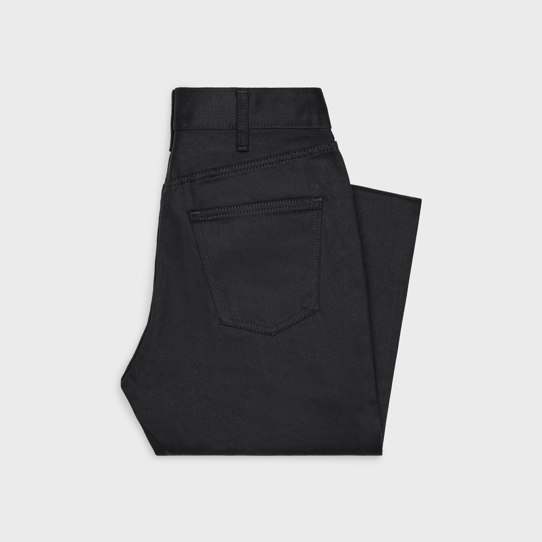 Celine TESS JEANS IN PURE BLACK WASH DENIM pure black Size 25" / US 0 / IT 36 - 2 Thumbnail