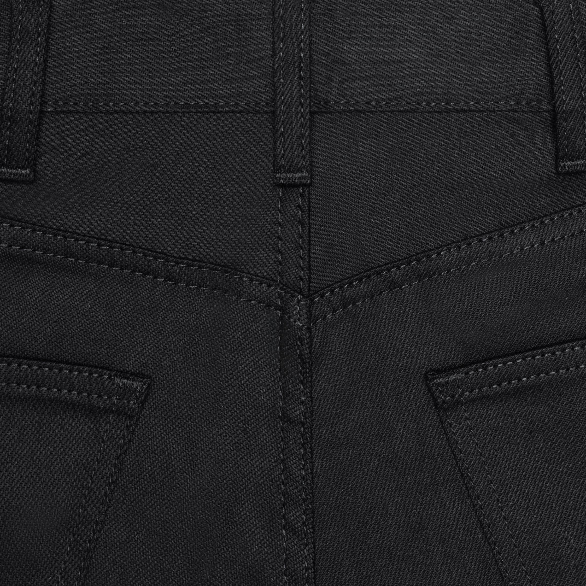 Celine TESS JEANS IN PURE BLACK WASH DENIM pure black Size 25" / US 0 / IT 36 - 3 Thumbnail