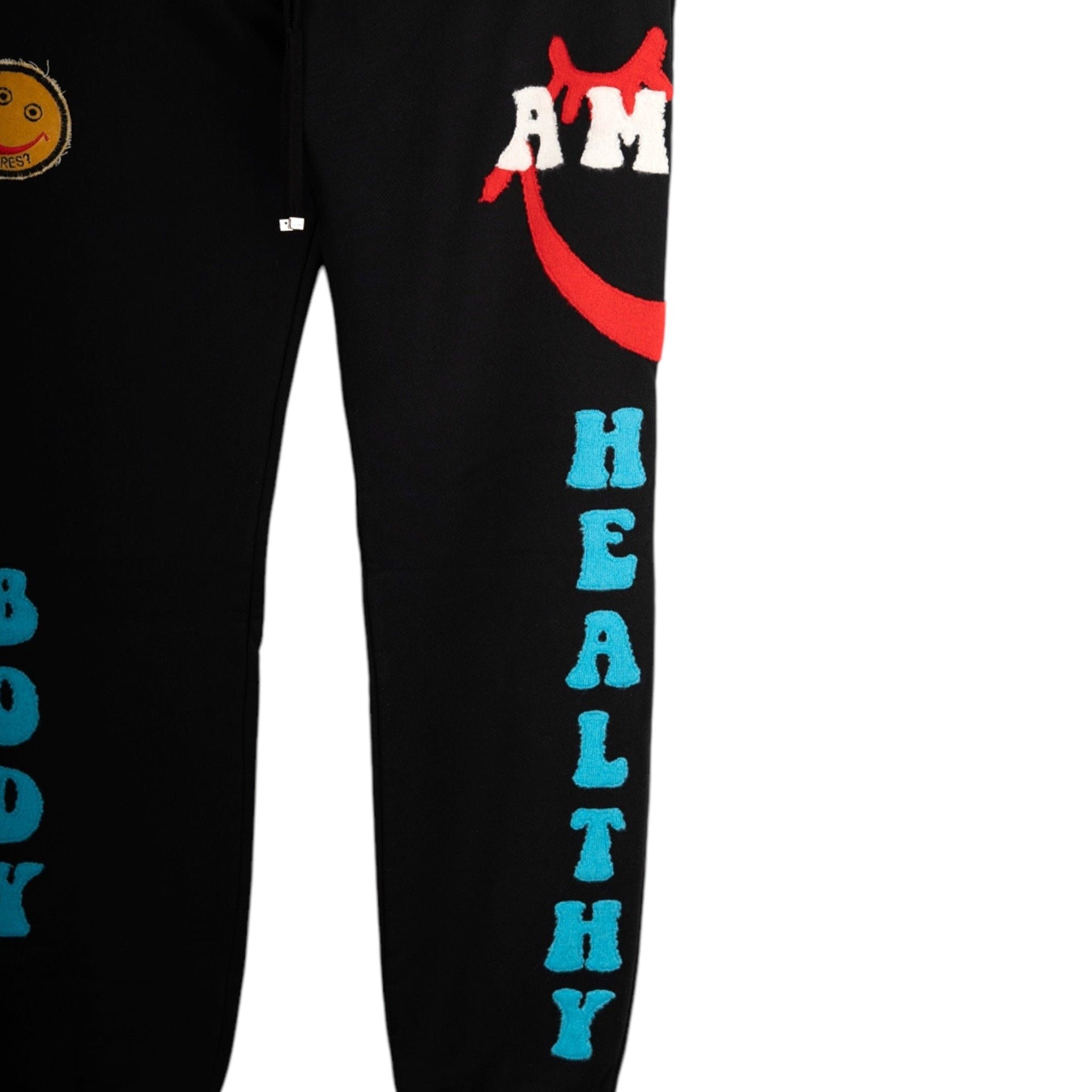 Amiri Amiri A Love Healthy Body Sweatpants Black Size US 36 / EU 52 - 3 Thumbnail