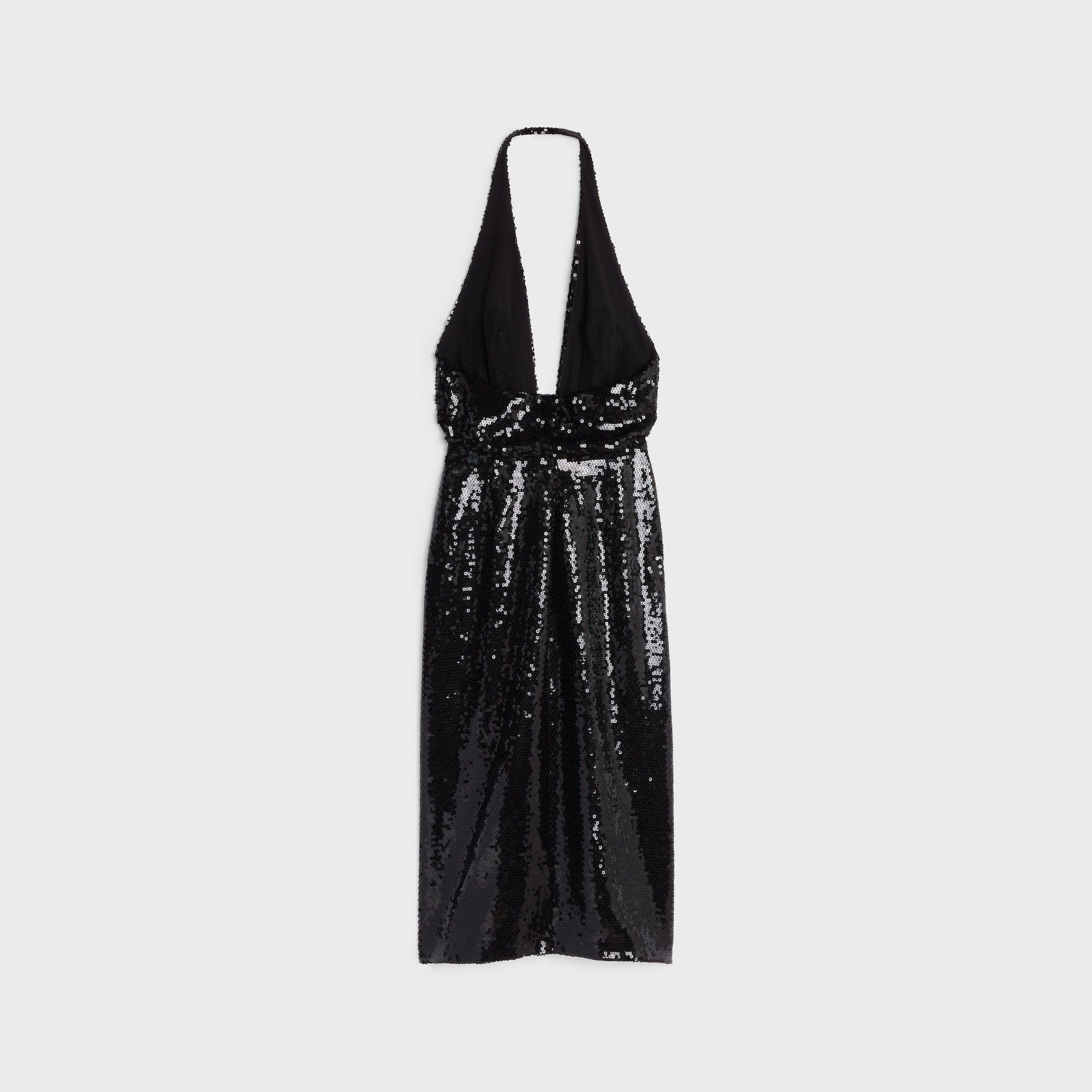 Celine EMBROIDERED BUTTERFLY DRESS IN SILK MUSLIN black Size L / US 10 / IT 46 - 2 Thumbnail