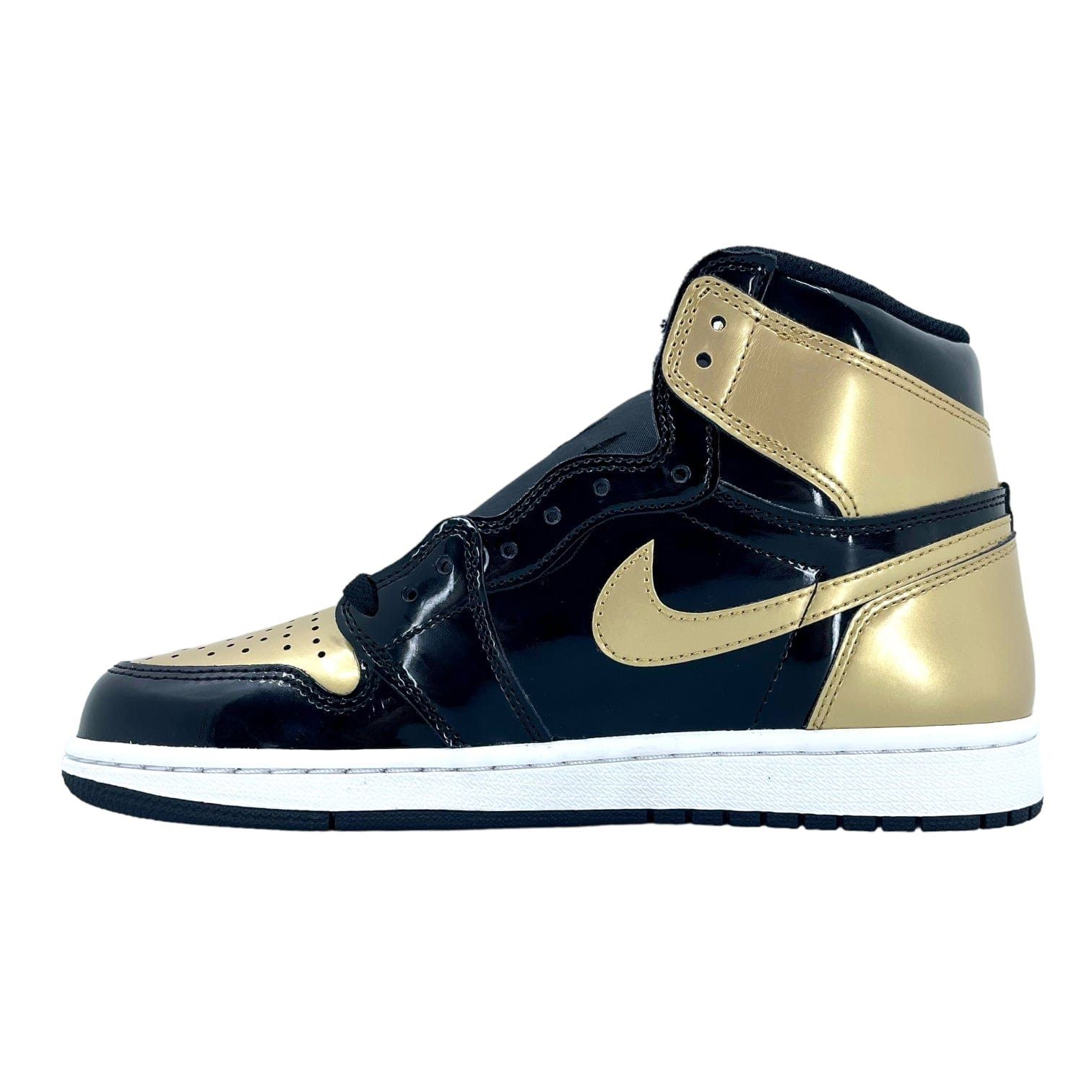 Nike 1 Retro High NRG Patent Gold Toe Size US 8 / EU 41 - 3 Thumbnail