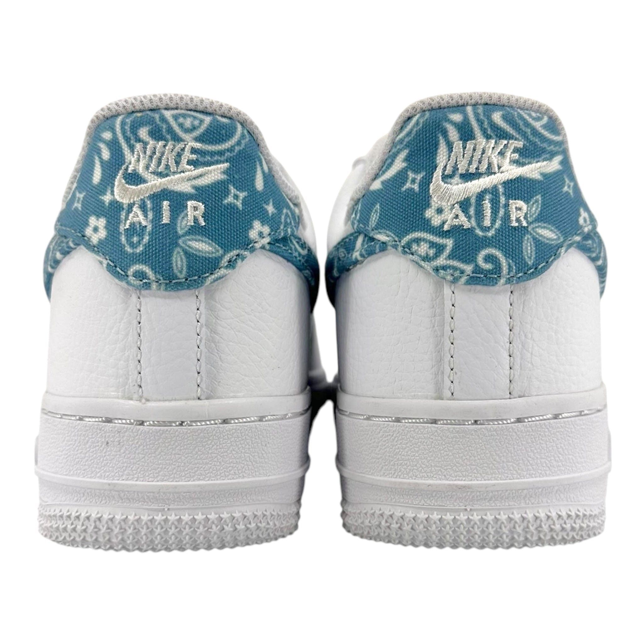 Nike Air Force 1 Low '07 Essential White Worn Blue Paisley (W) Size US 6.5 / IT 36.5 - 6 Thumbnail